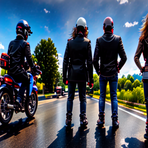 115_A motorcycle stands in front of three people on a sidewalk..png